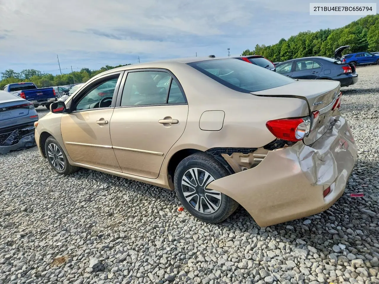 2011 TOYOTA COROLLA VIN 2T1BU4EE7BC656794 — фото 2