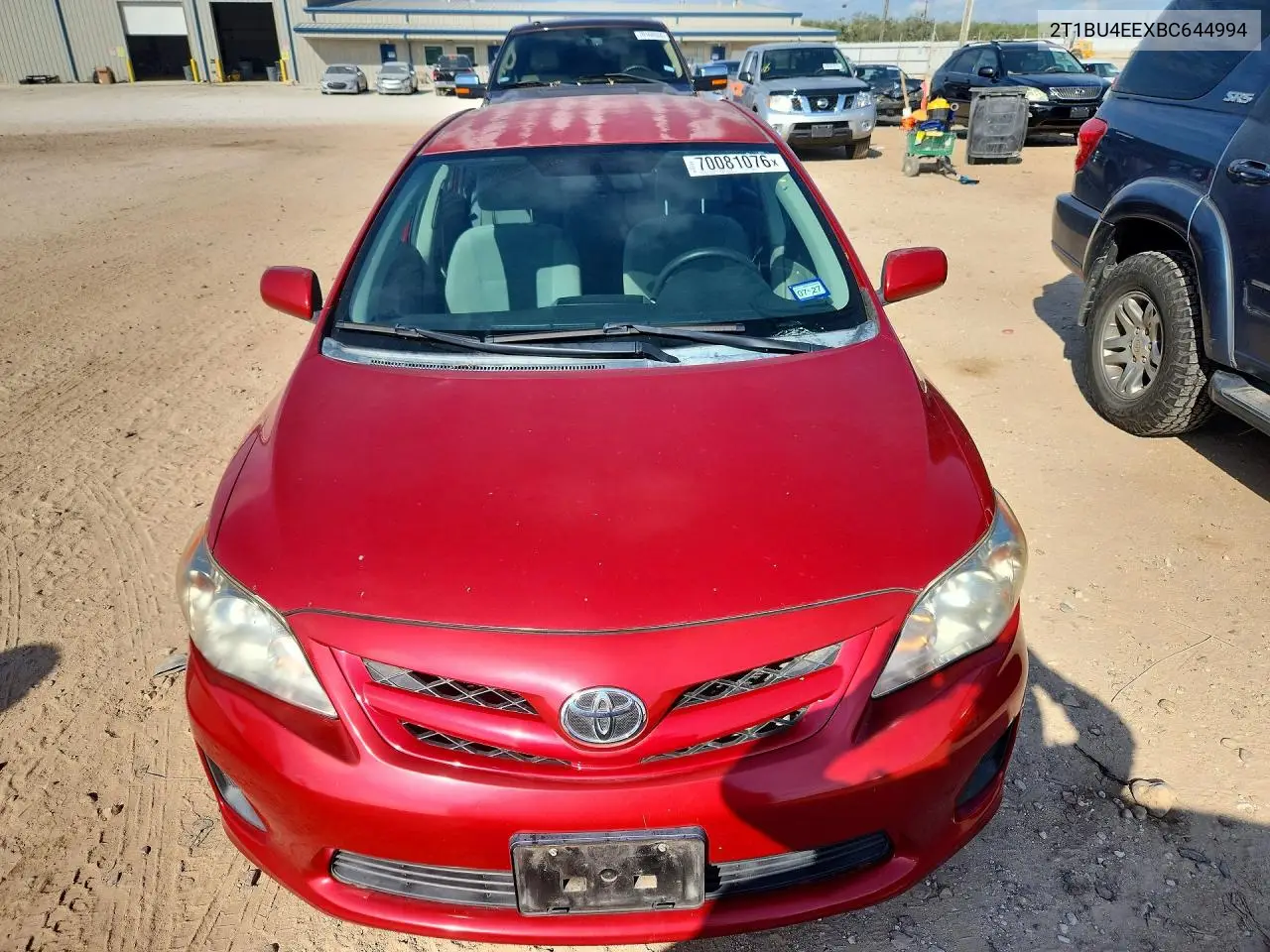 2011 TOYOTA COROLLA VIN 2T1BU4EEXBC644994 — фото 5