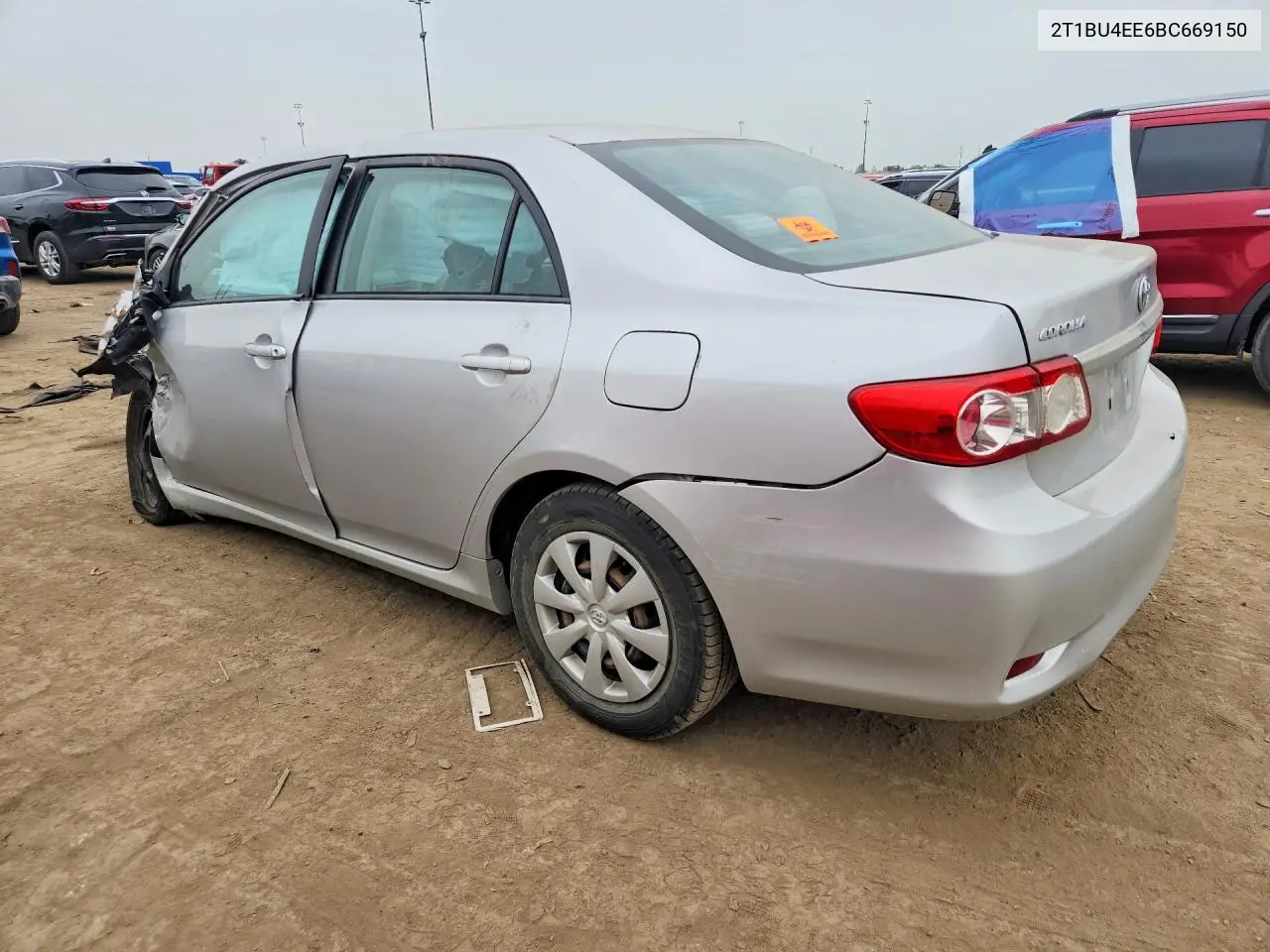 2011 TOYOTA COROLLA VIN 2T1BU4EE6BC669150 — фото 2