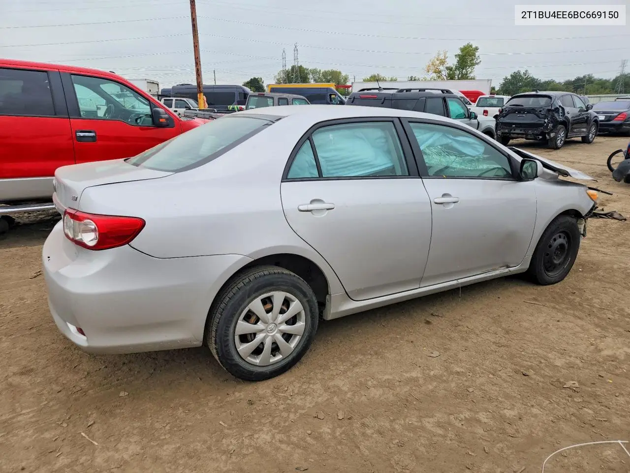 2011 TOYOTA COROLLA VIN 2T1BU4EE6BC669150 — фото 3