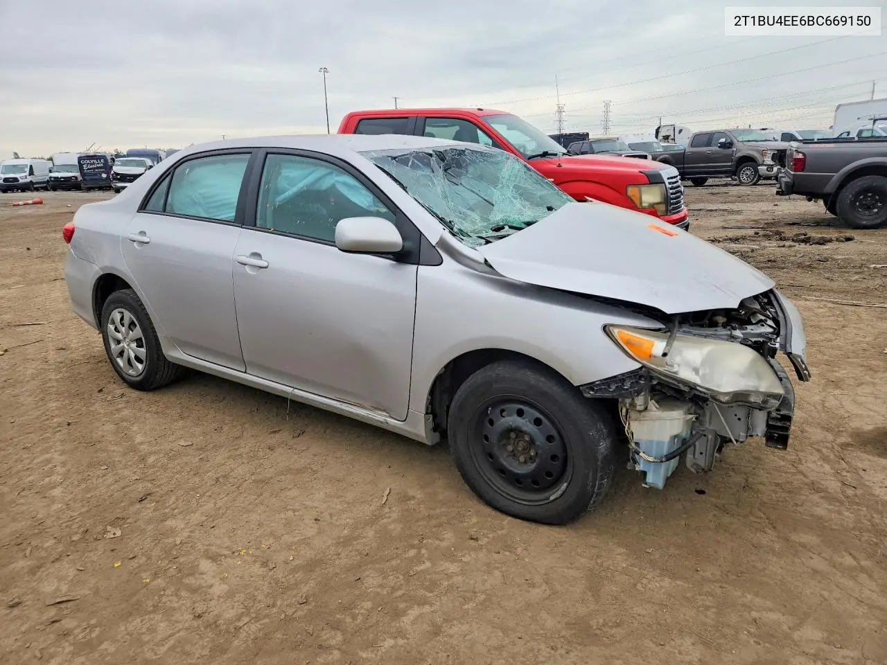 2011 TOYOTA COROLLA VIN 2T1BU4EE6BC669150 — фото 4