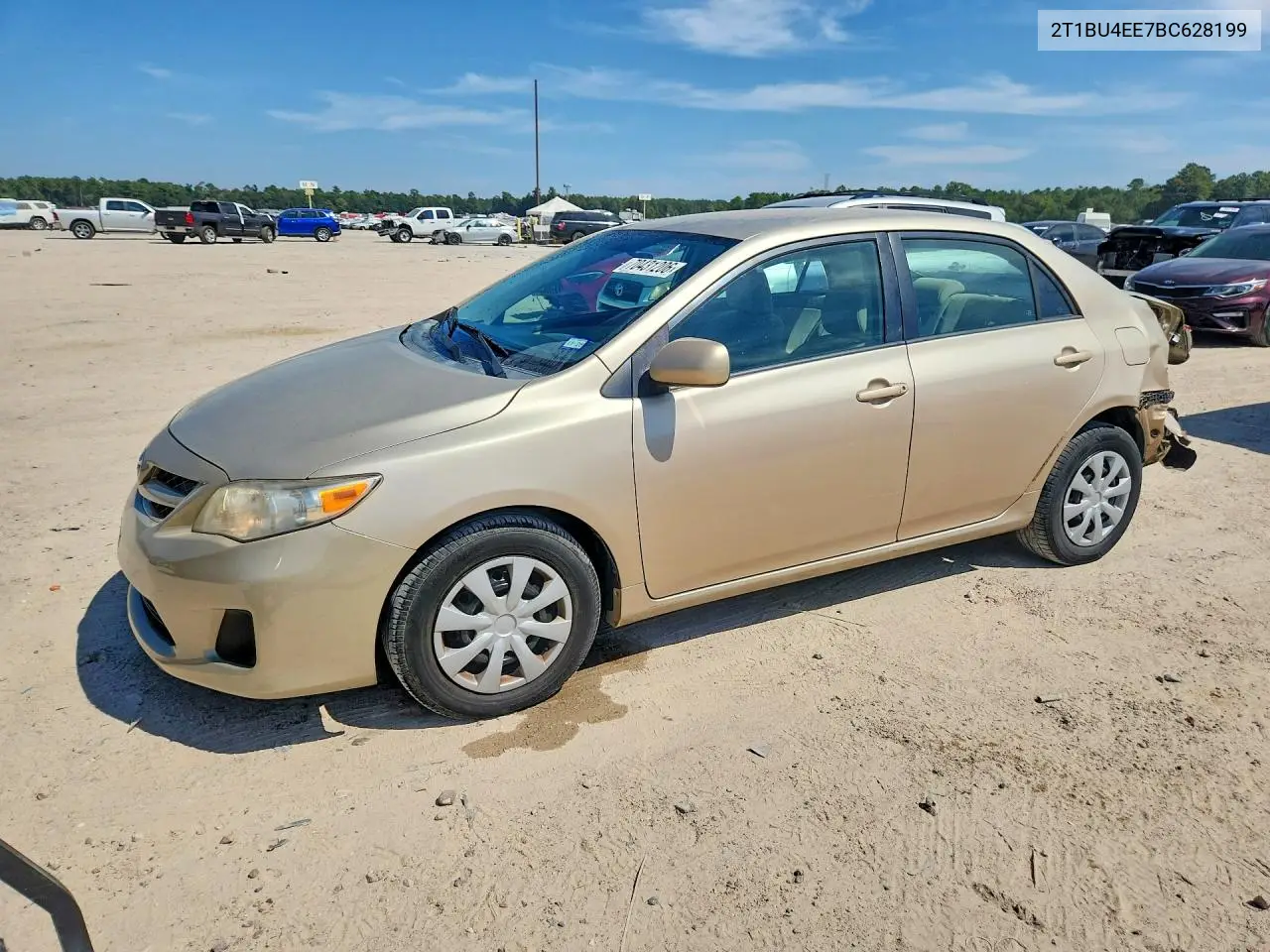 TOYOTA COROLLA 2011, VIN 2T1BU4EE7BC628199