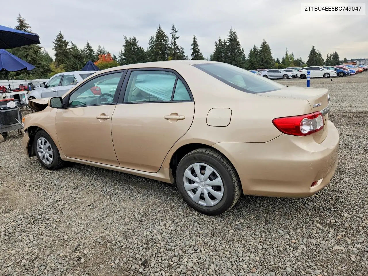 2011 TOYOTA COROLLA VIN 2T1BU4EE8BC749047 — фото 2
