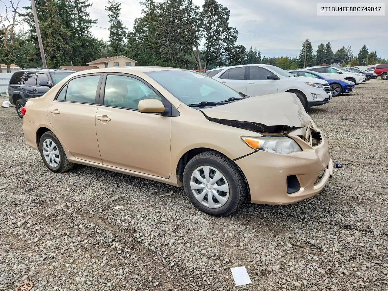 2011 TOYOTA COROLLA VIN 2T1BU4EE8BC749047 — фото 4