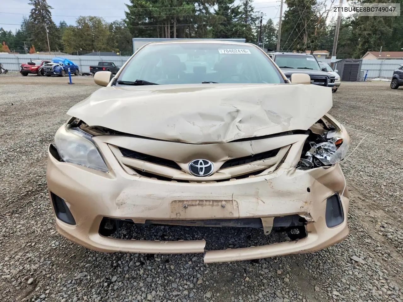 2011 TOYOTA COROLLA VIN 2T1BU4EE8BC749047 — фото 5
