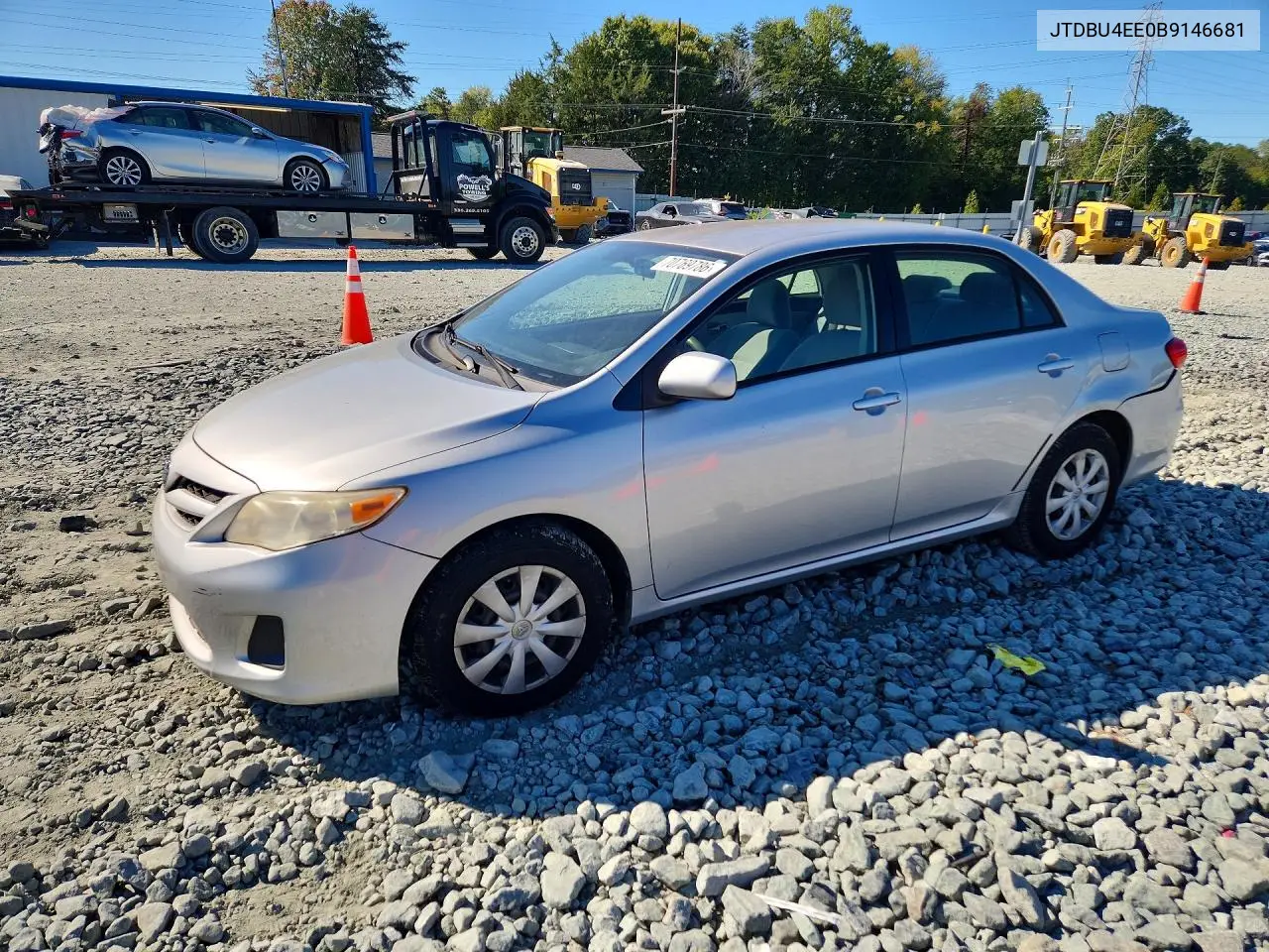 TOYOTA COROLLA 2011, VIN JTDBU4EE0B9146681
