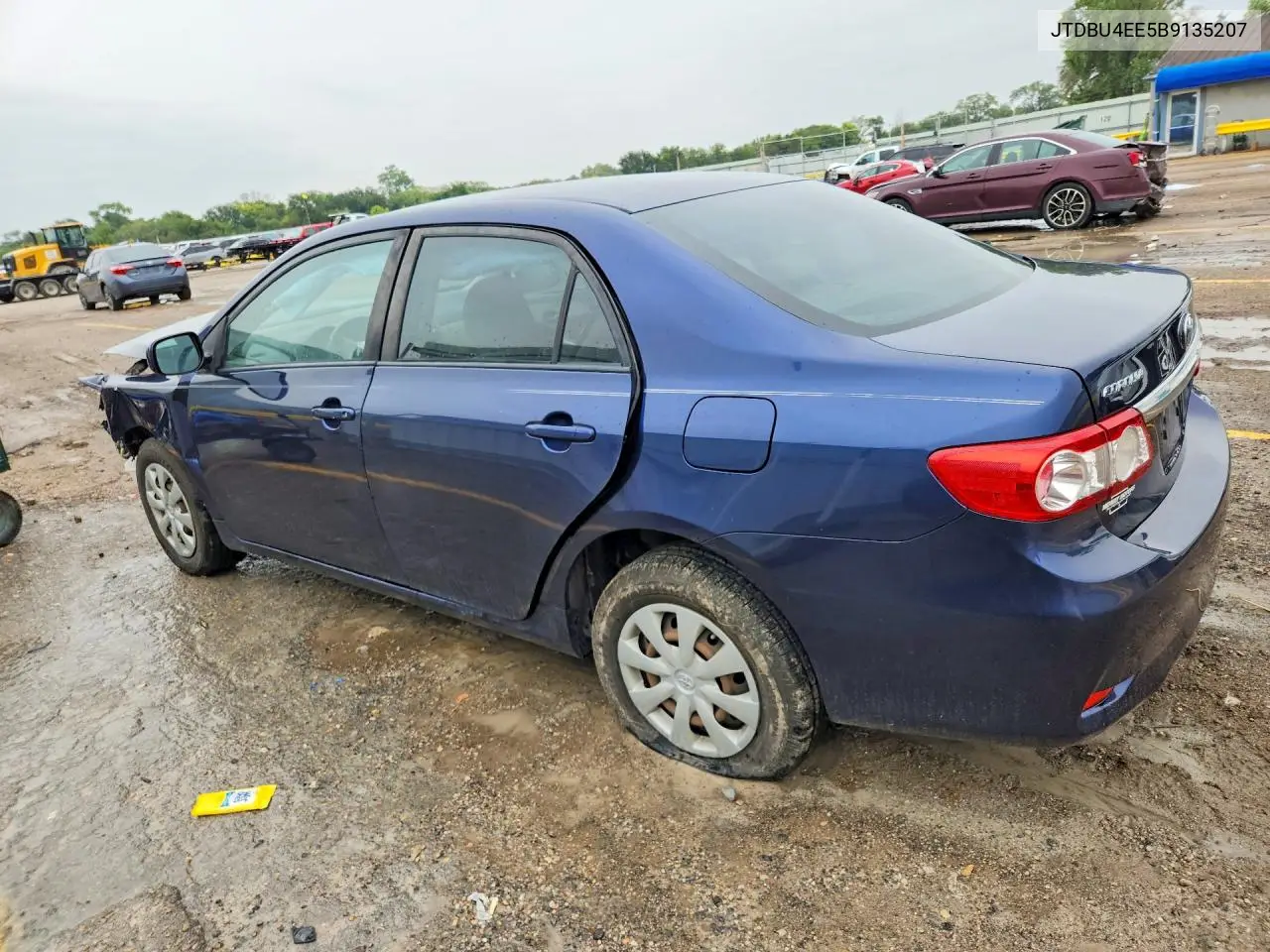 2011 TOYOTA COROLLA VIN JTDBU4EE5B9135207 — фото 2