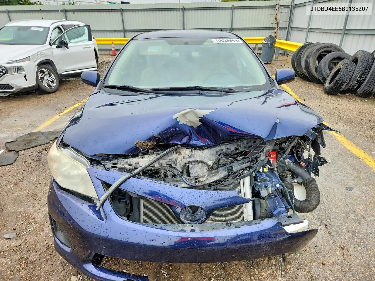 2011 TOYOTA COROLLA VIN JTDBU4EE5B9135207 — фото 5