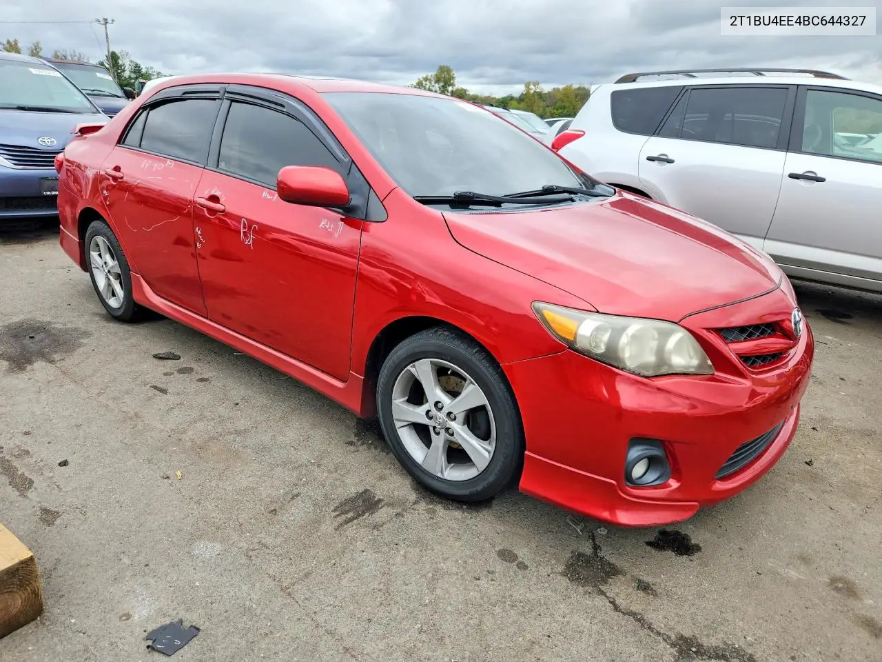 2011 TOYOTA COROLLA VIN 2T1BU4EE4BC644327 — фото 4