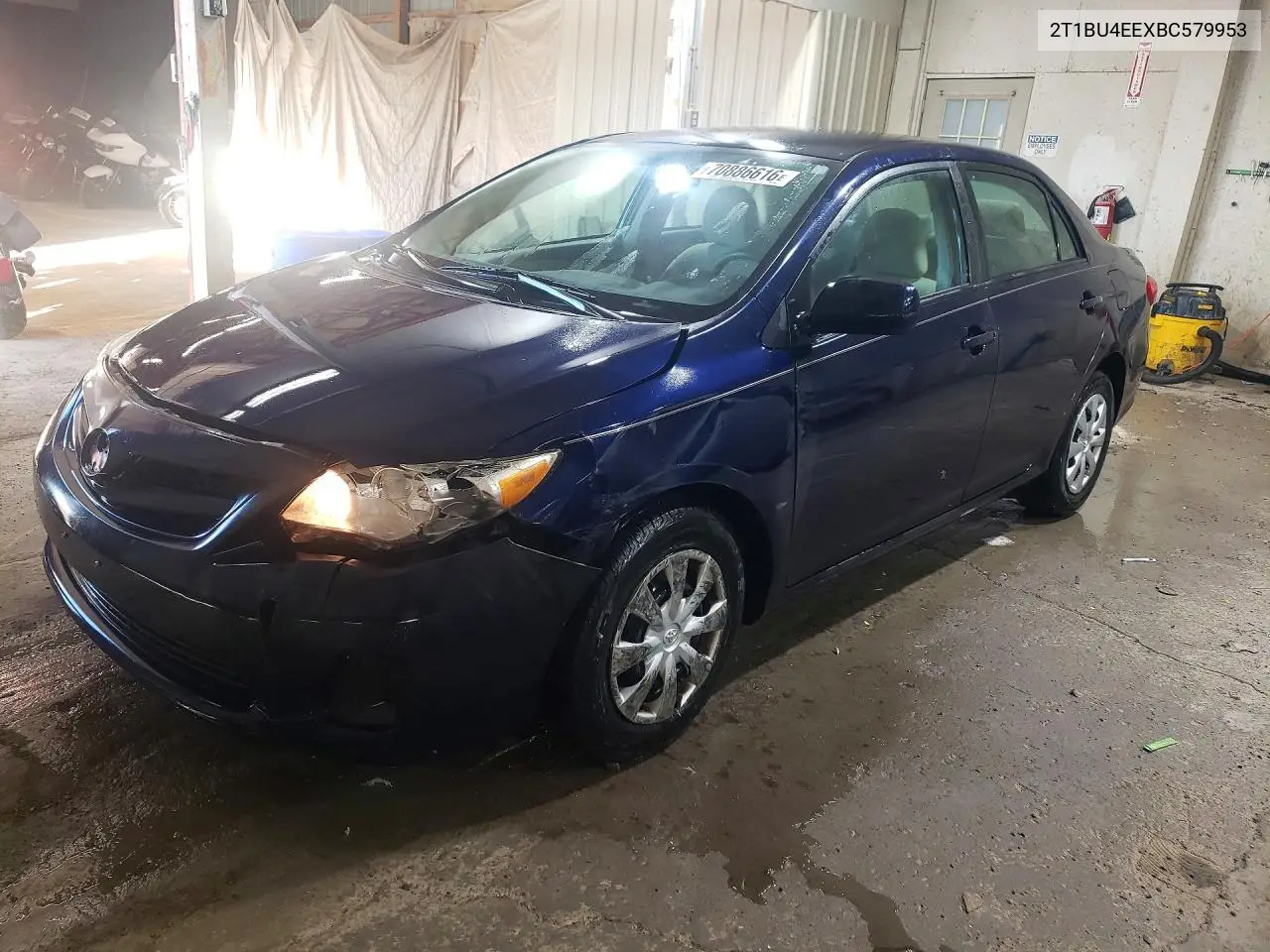 TOYOTA COROLLA 2011, VIN 2T1BU4EEXBC579953