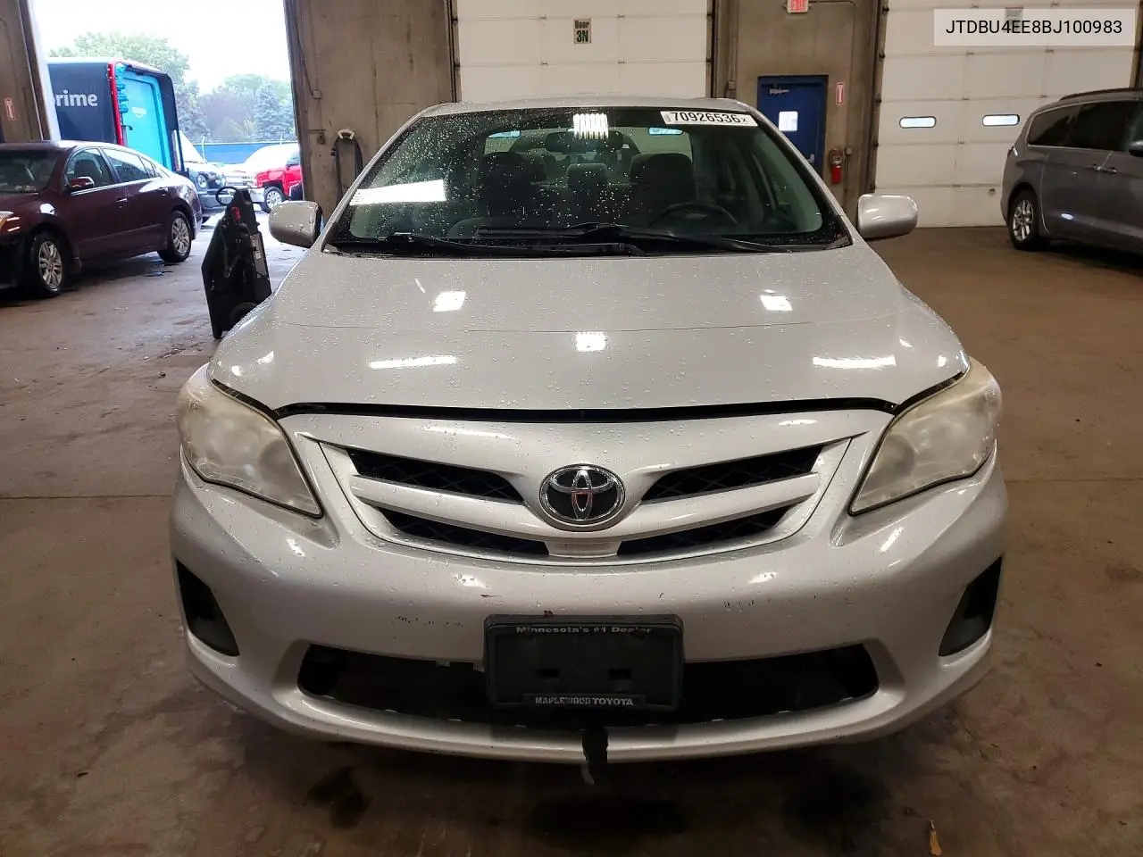 2011 TOYOTA COROLLA VIN JTDBU4EE8BJ100983 — фото 5