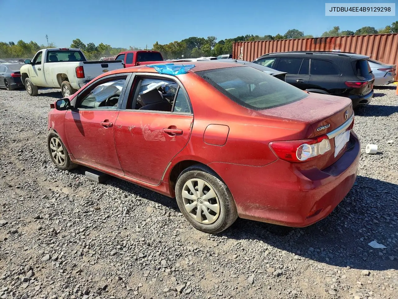 2011 TOYOTA COROLLA VIN JTDBU4EE4B9129298 — фото 2