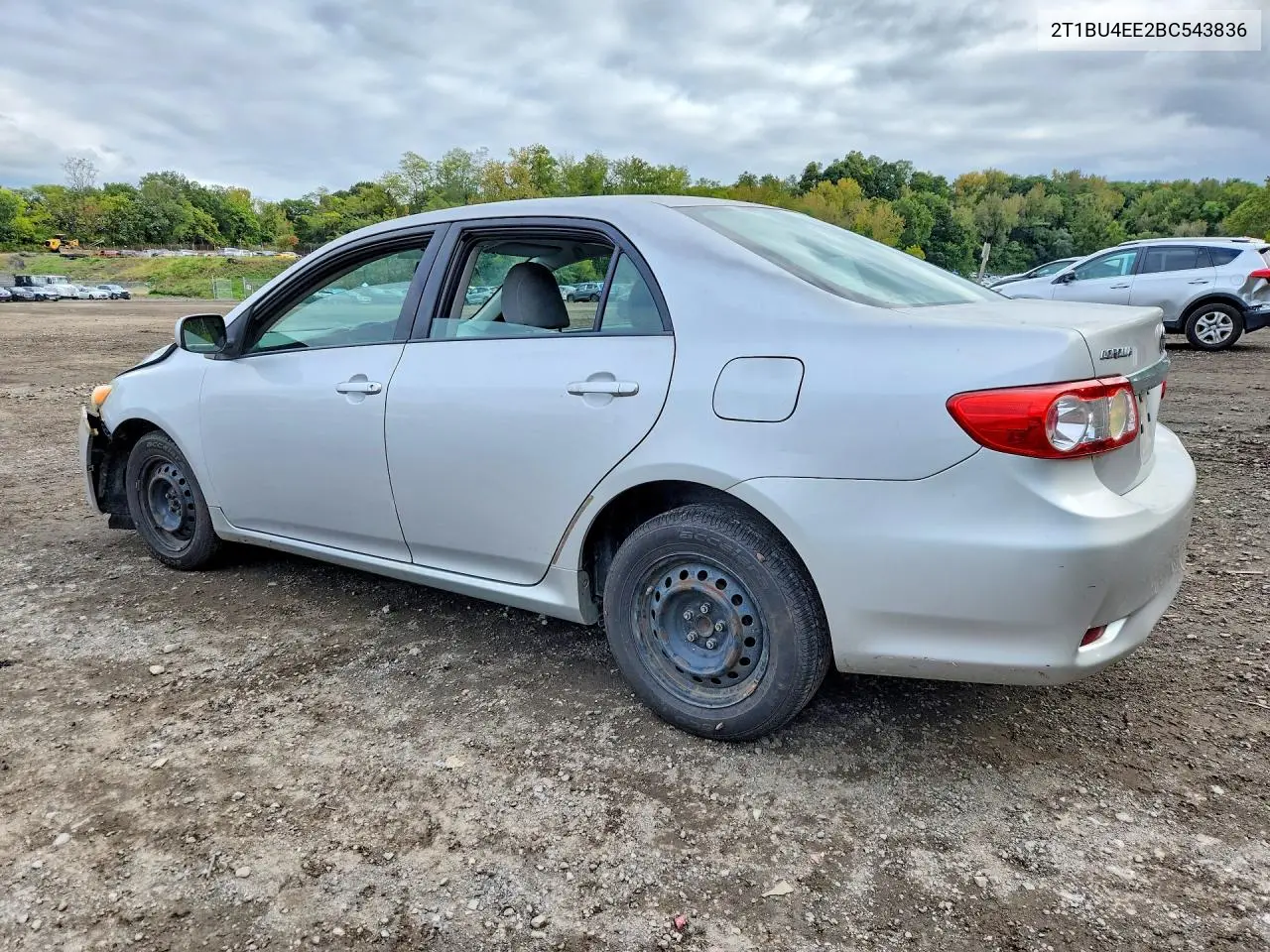 2011 TOYOTA COROLLA VIN 2T1BU4EE2BC543836 — фото 2