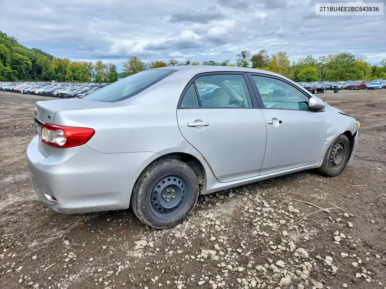 2011 TOYOTA COROLLA VIN 2T1BU4EE2BC543836 — фото 3