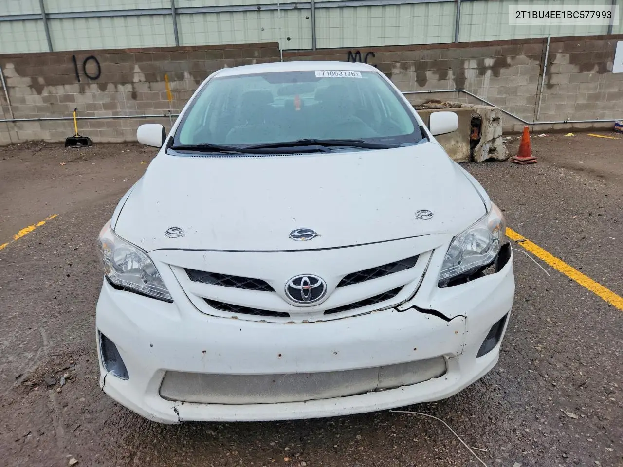2011 TOYOTA COROLLA VIN 2T1BU4EE1BC577993 — фото 5