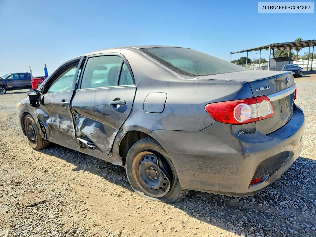 2011 TOYOTA COROLLA VIN 2T1BU4EE6BC584387 — фото 2