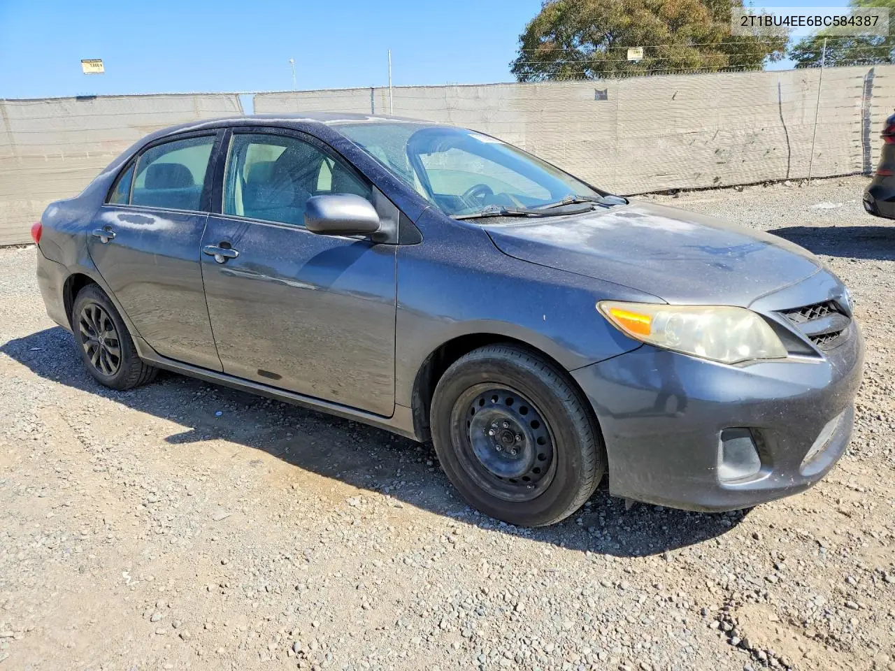 2011 TOYOTA COROLLA VIN 2T1BU4EE6BC584387 — фото 4