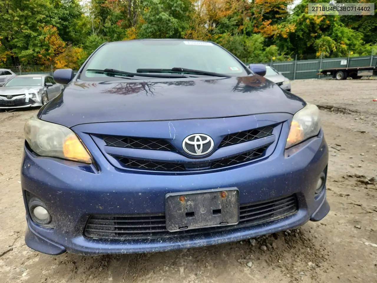 2011 TOYOTA COROLLA VIN 2T1BU4EE3BC714402 — фото 5