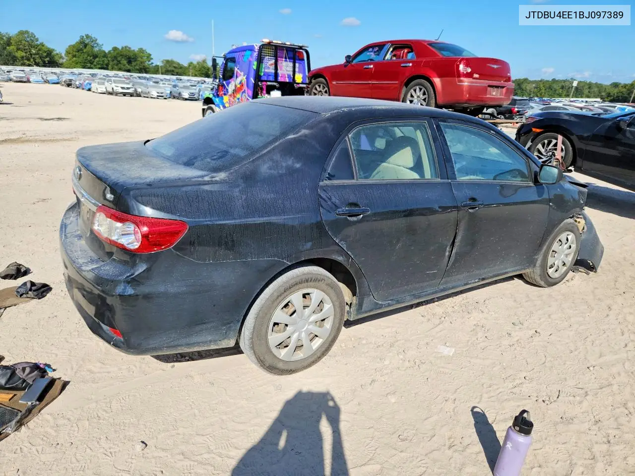 2011 TOYOTA COROLLA VIN JTDBU4EE1BJ097389 — фото 3