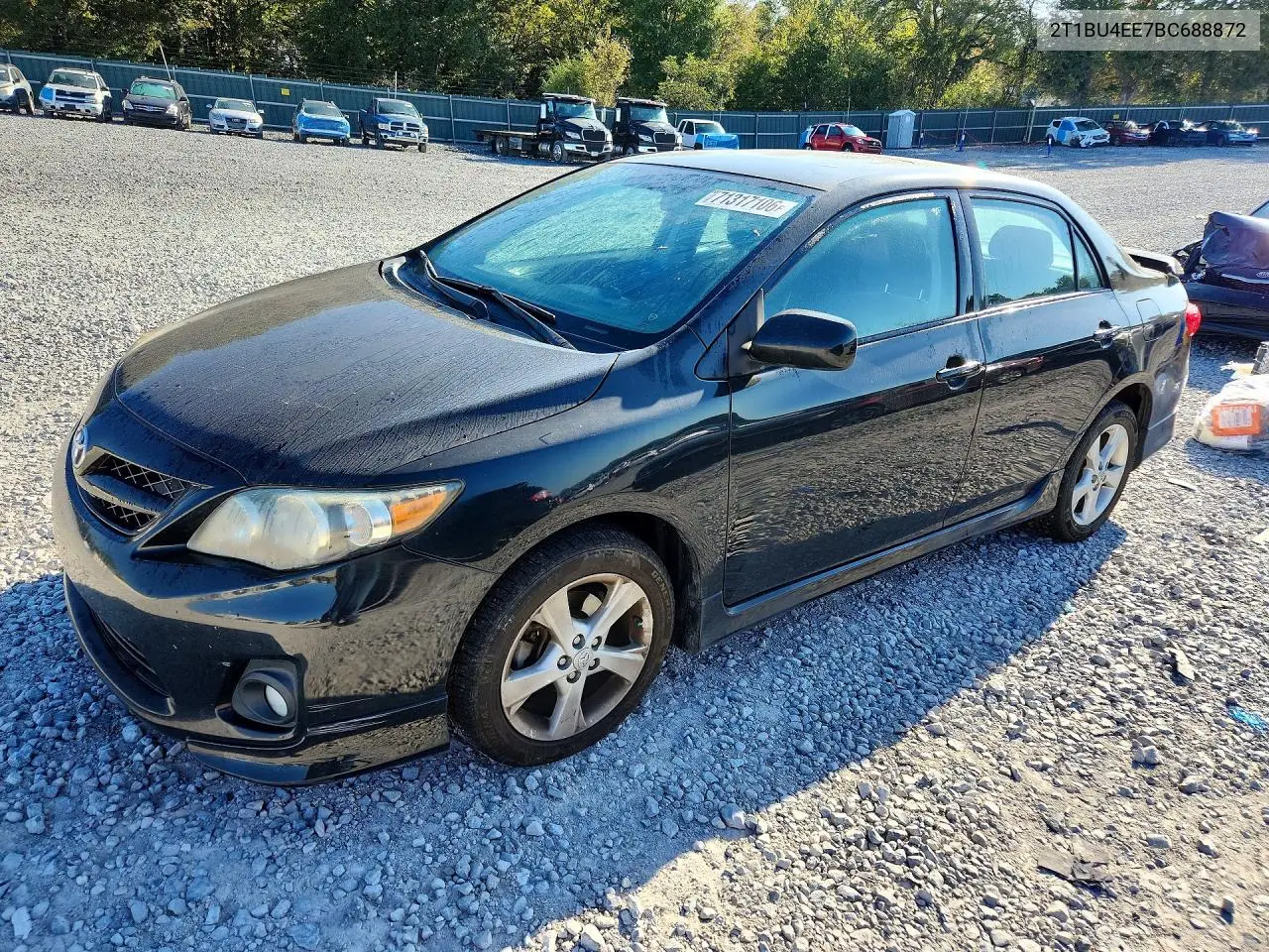 TOYOTA COROLLA 2011, VIN 2T1BU4EE7BC688872
