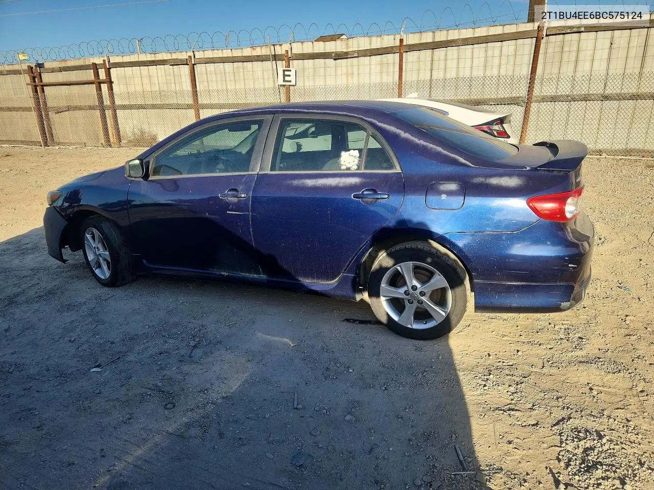2011 TOYOTA COROLLA VIN 2T1BU4EE6BC575124 — фото 2
