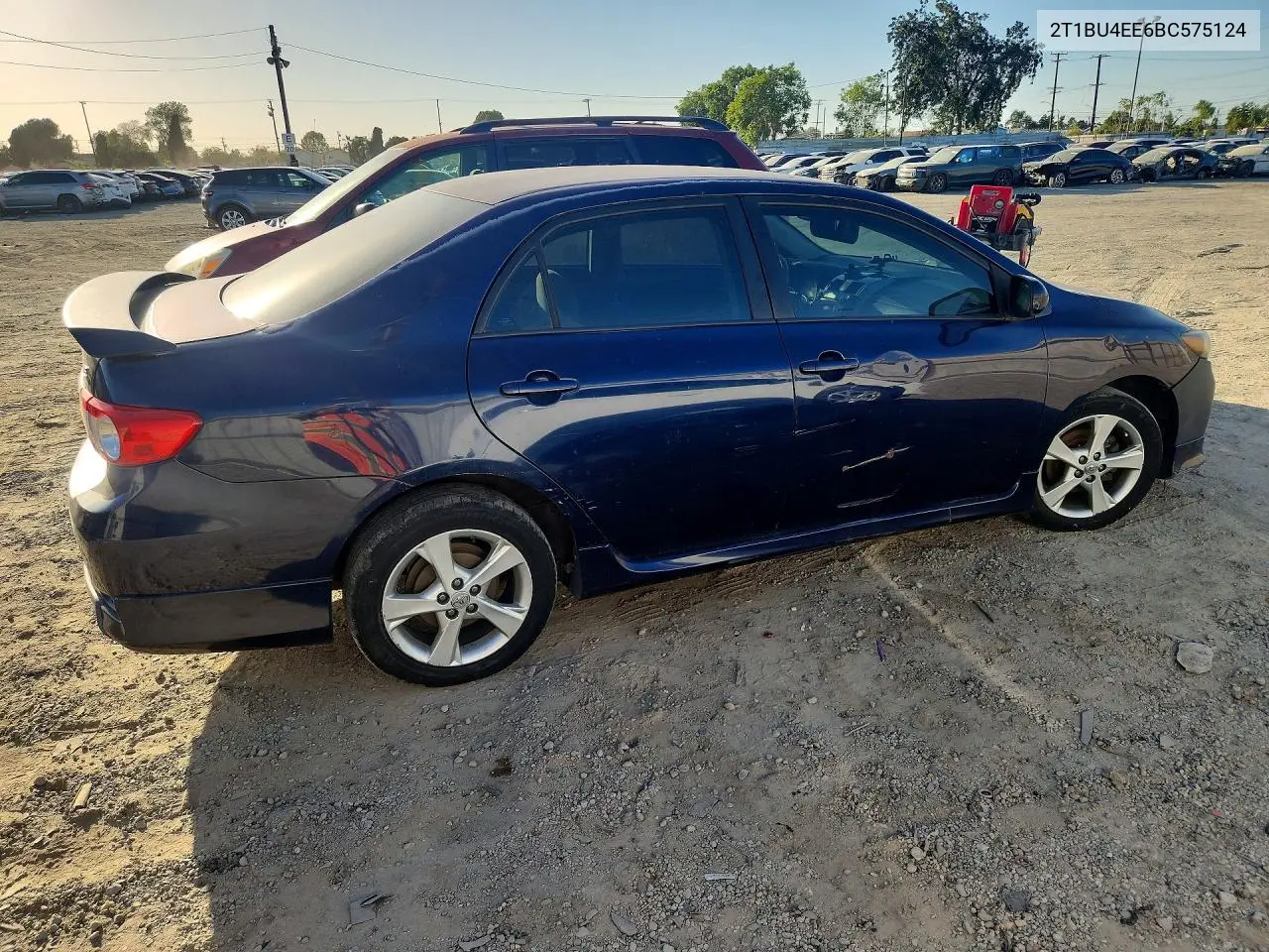 2011 TOYOTA COROLLA VIN 2T1BU4EE6BC575124 — фото 3