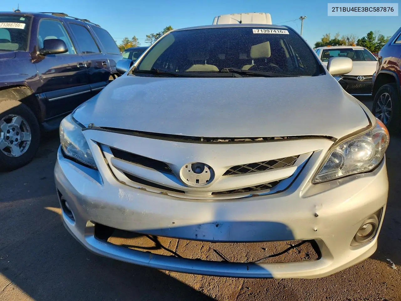 2011 TOYOTA COROLLA VIN 2T1BU4EE3BC587876 — фото 5