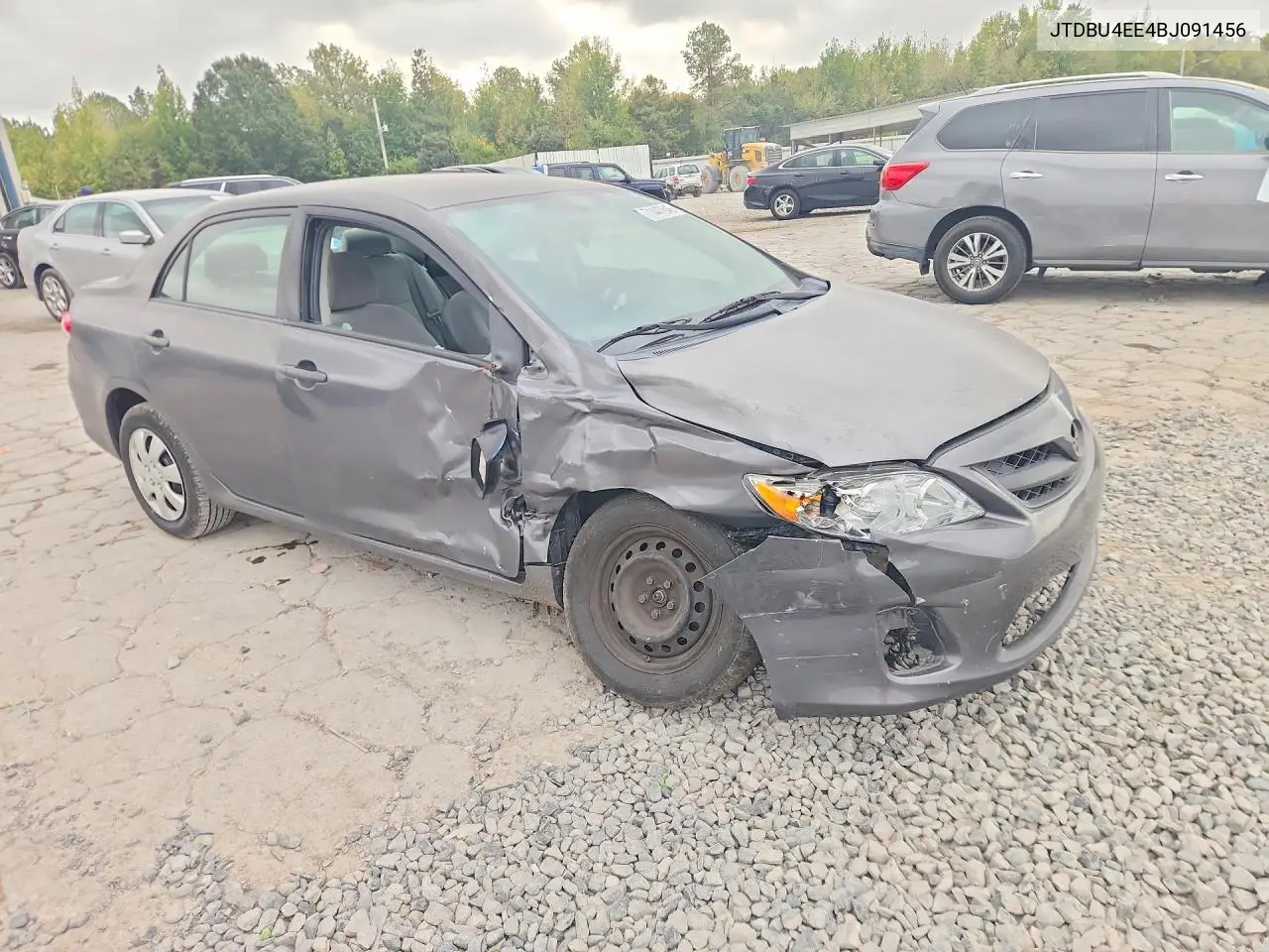 2011 TOYOTA COROLLA VIN JTDBU4EE4BJ091456 — фото 4