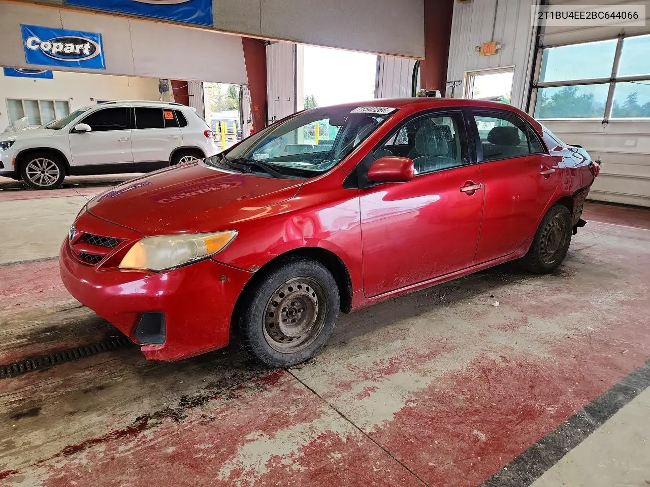 TOYOTA COROLLA 2011, VIN 2T1BU4EE2BC644066