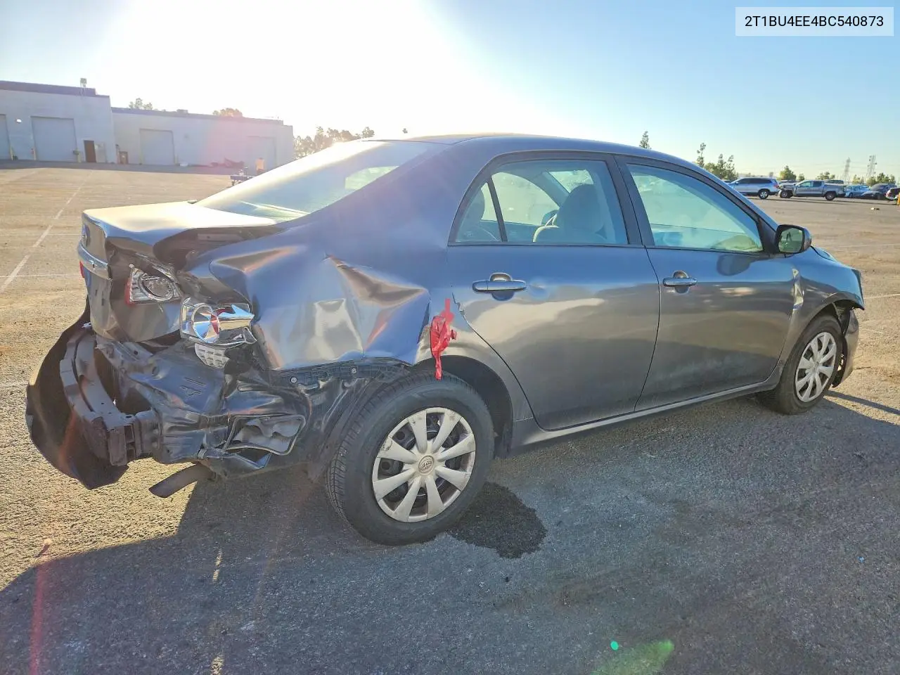 2011 TOYOTA COROLLA VIN 2T1BU4EE4BC540873 — фото 3