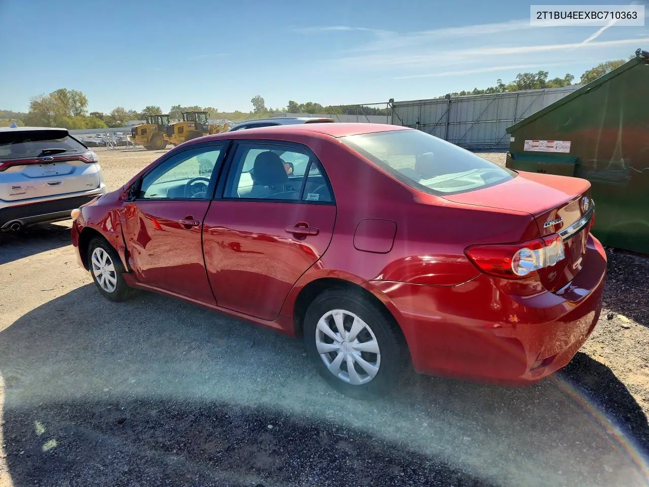 2011 TOYOTA COROLLA VIN 2T1BU4EEXBC710363 — фото 2