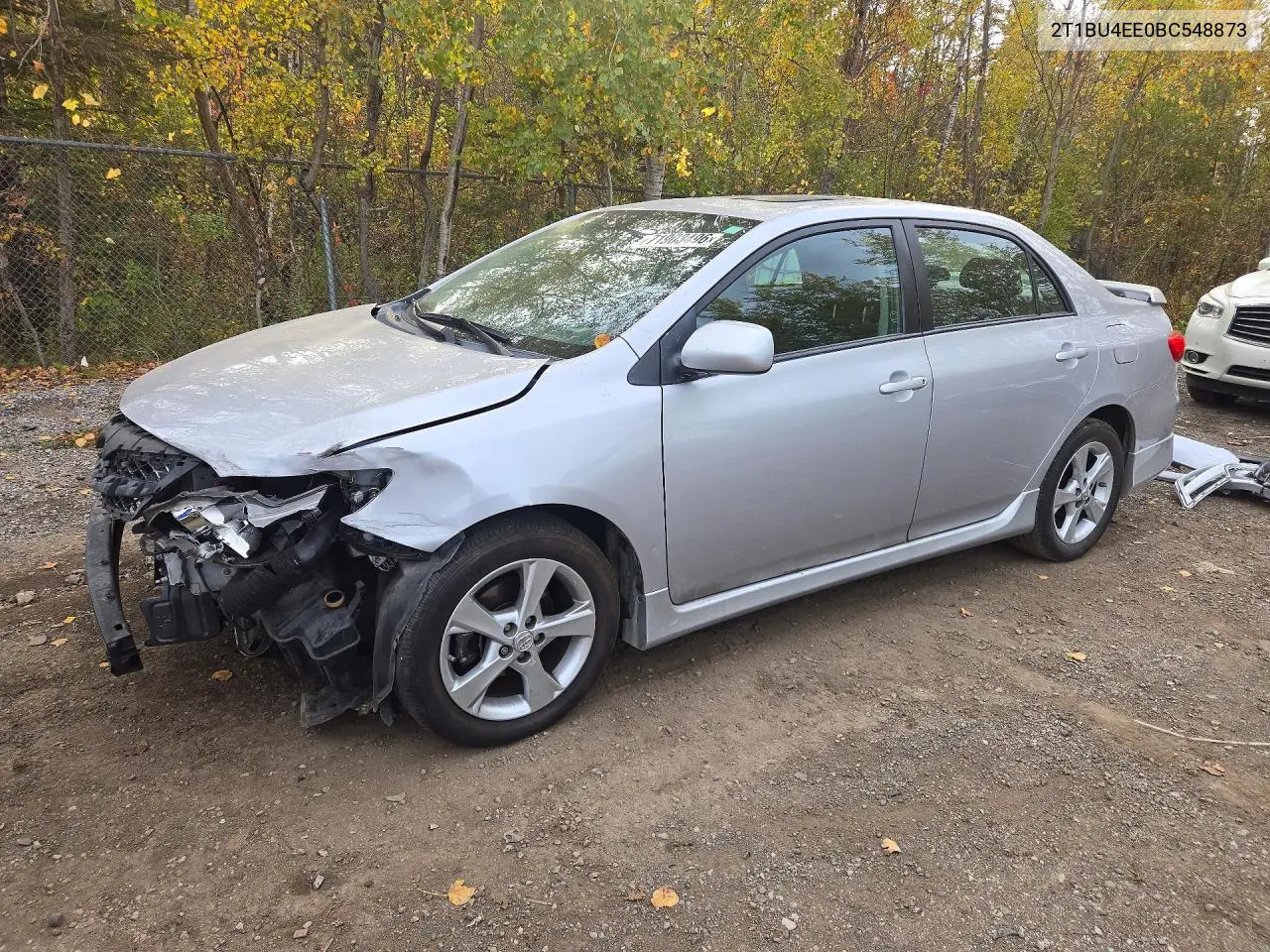 TOYOTA COROLLA 2011, VIN 2T1BU4EE0BC548873