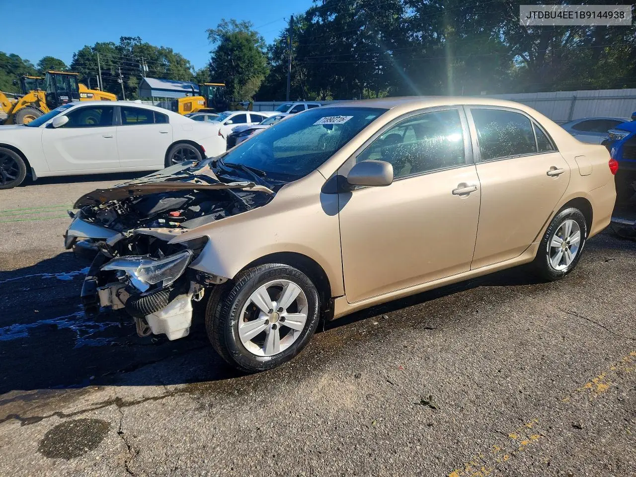 TOYOTA COROLLA 2011, VIN JTDBU4EE1B9144938