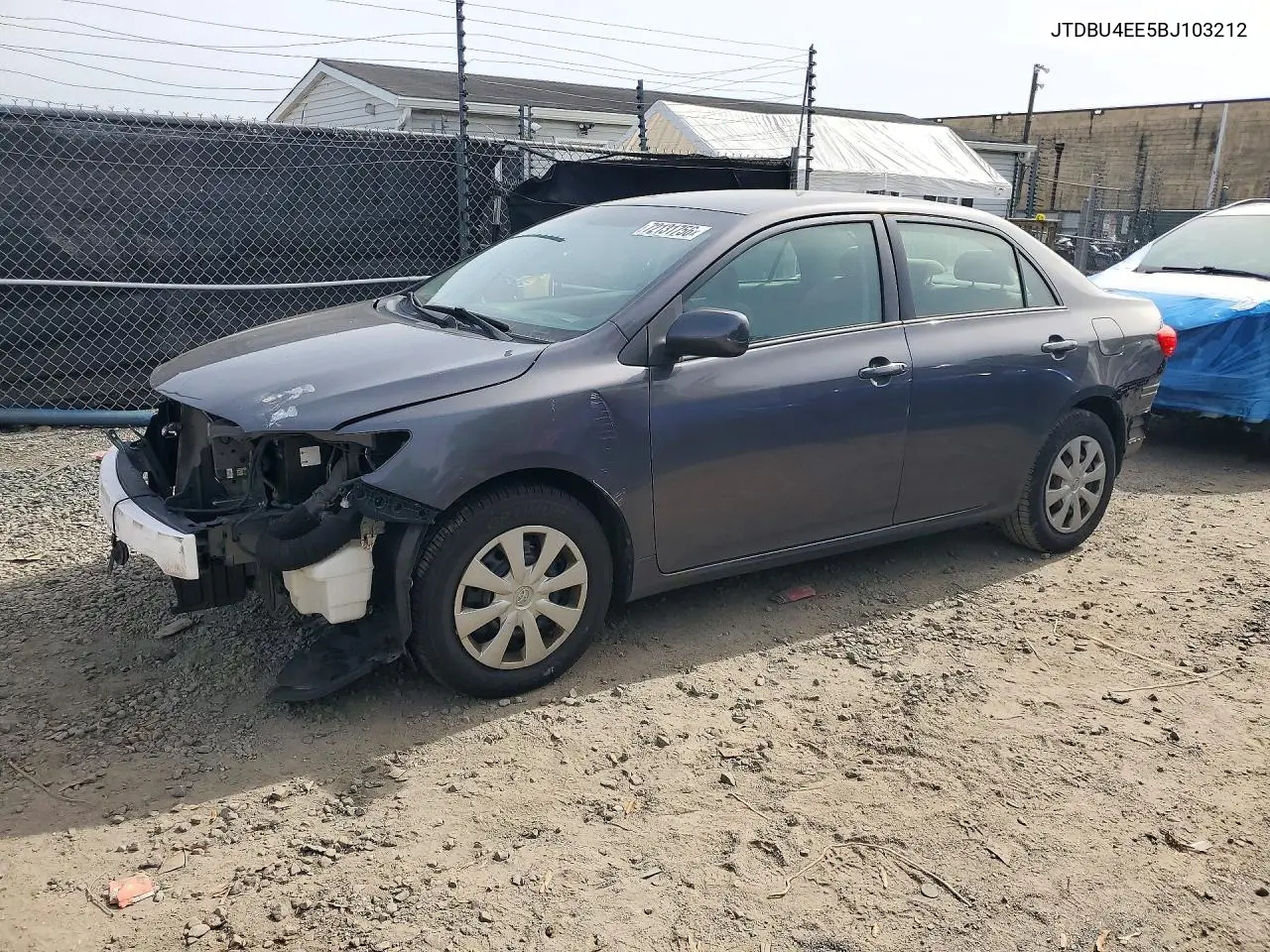TOYOTA COROLLA 2011, VIN JTDBU4EE5BJ103212