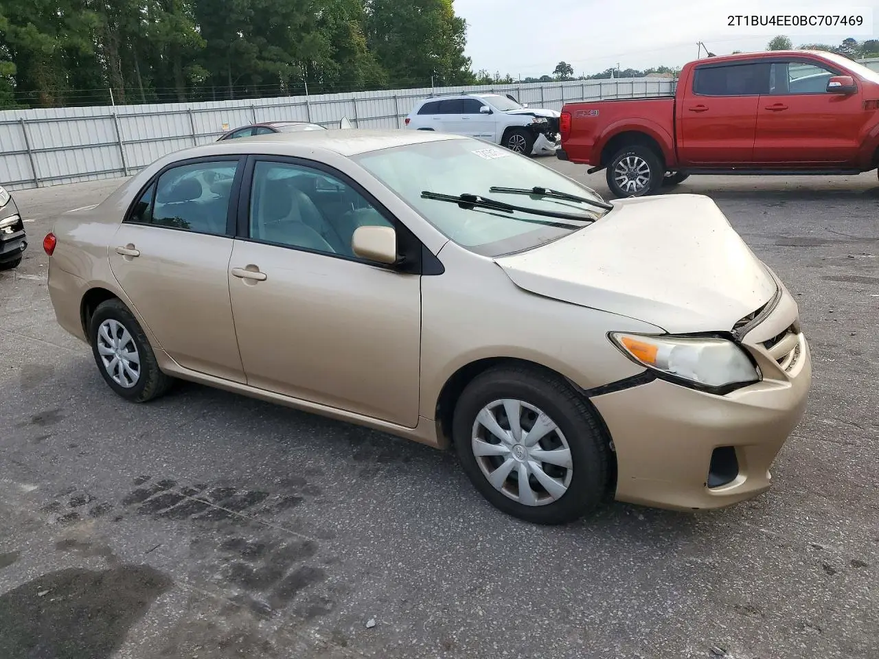 2011 TOYOTA COROLLA VIN 2T1BU4EE0BC707469 — фото 4