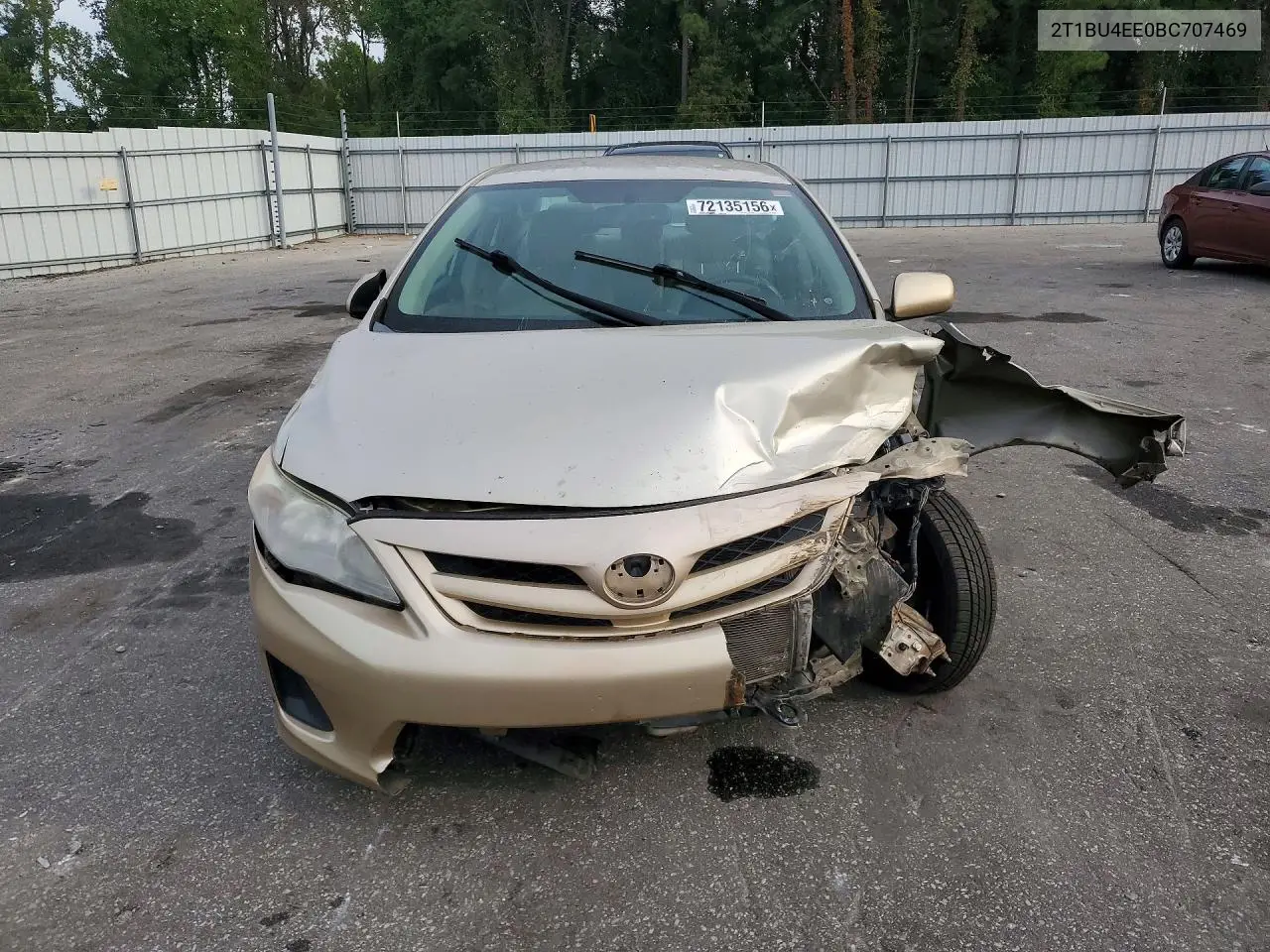 2011 TOYOTA COROLLA VIN 2T1BU4EE0BC707469 — фото 5