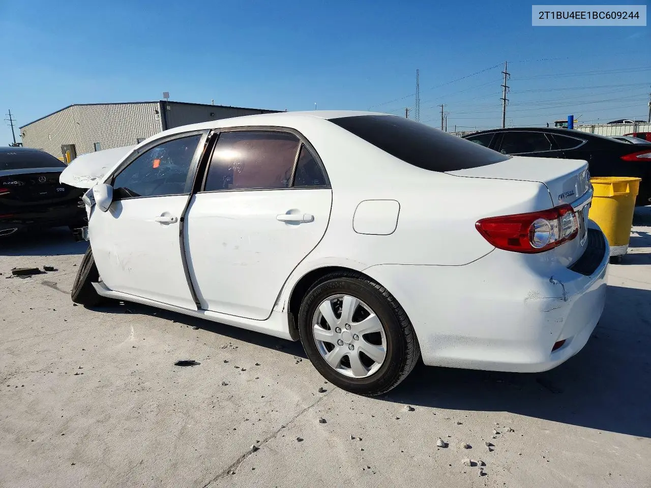2011 TOYOTA COROLLA VIN 2T1BU4EE1BC609244 — фото 2