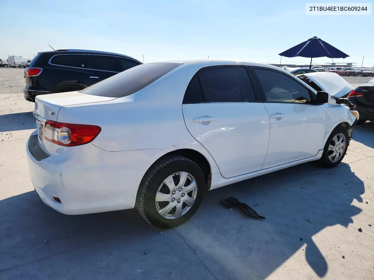 2011 TOYOTA COROLLA VIN 2T1BU4EE1BC609244 — фото 3