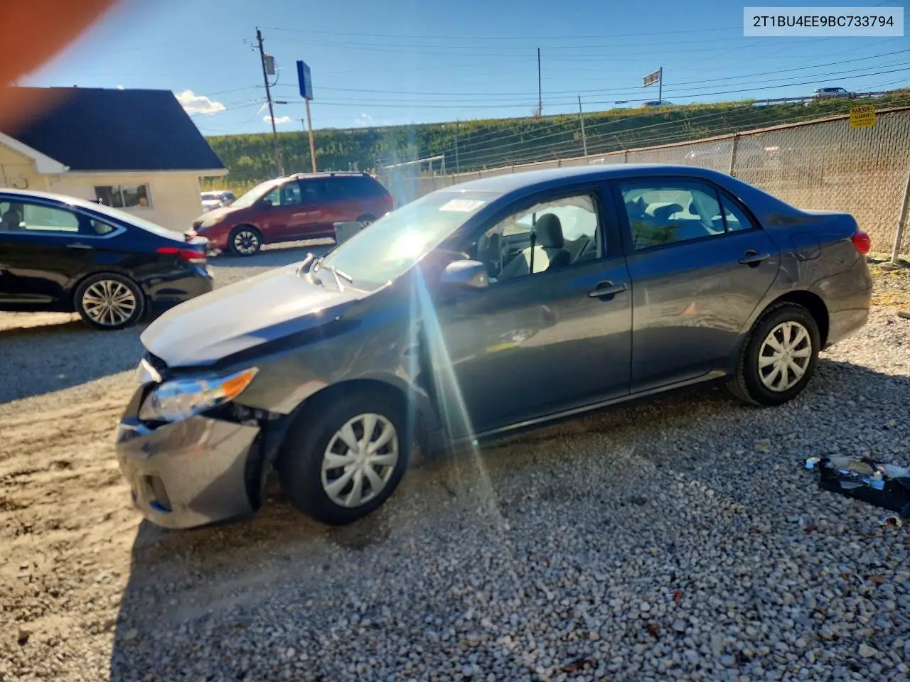 TOYOTA COROLLA 2011, VIN 2T1BU4EE9BC733794
