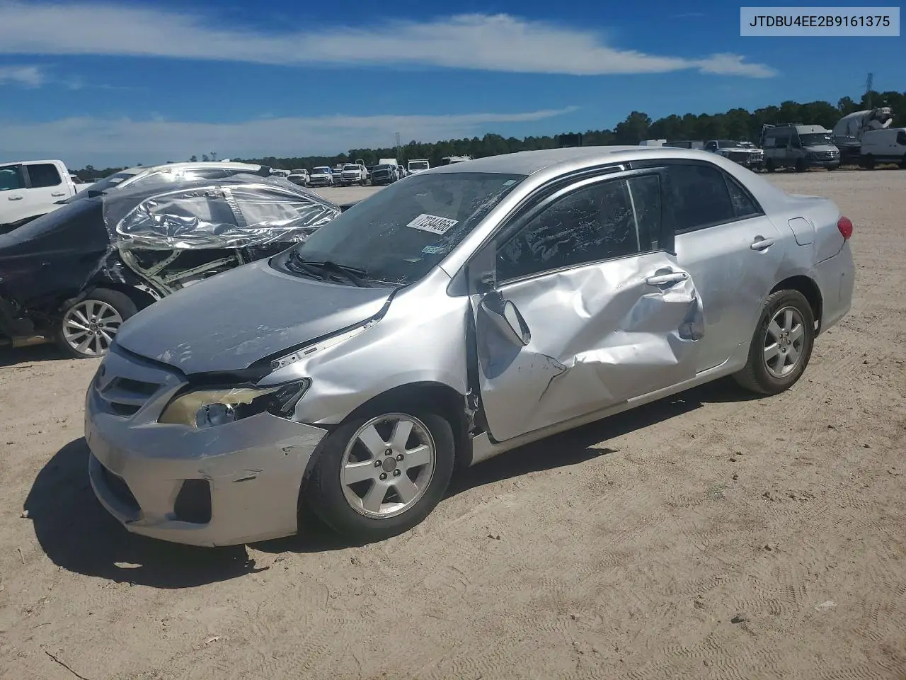 TOYOTA COROLLA 2011, VIN JTDBU4EE2B9161375