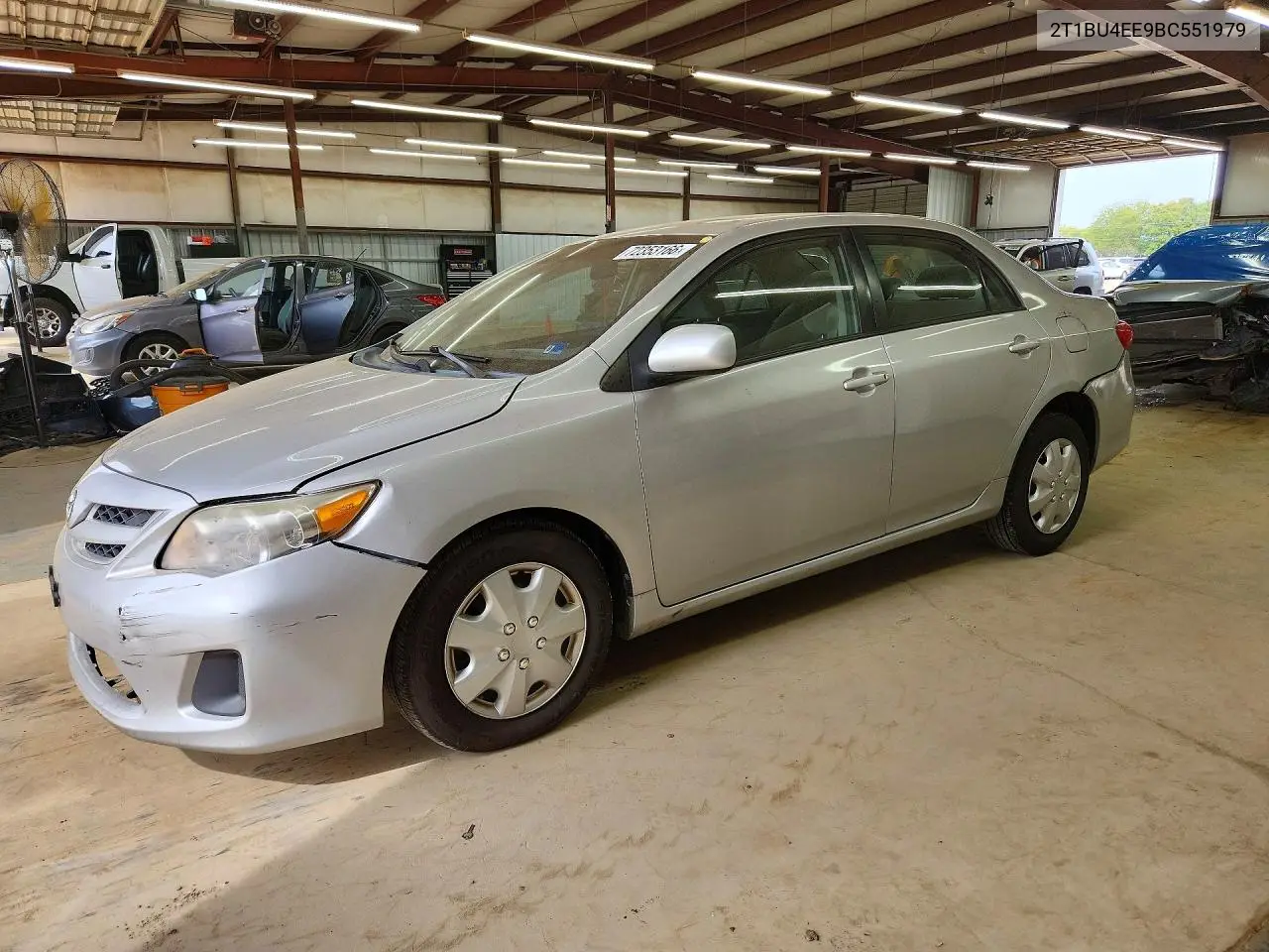 TOYOTA COROLLA 2011, VIN 2T1BU4EE9BC551979