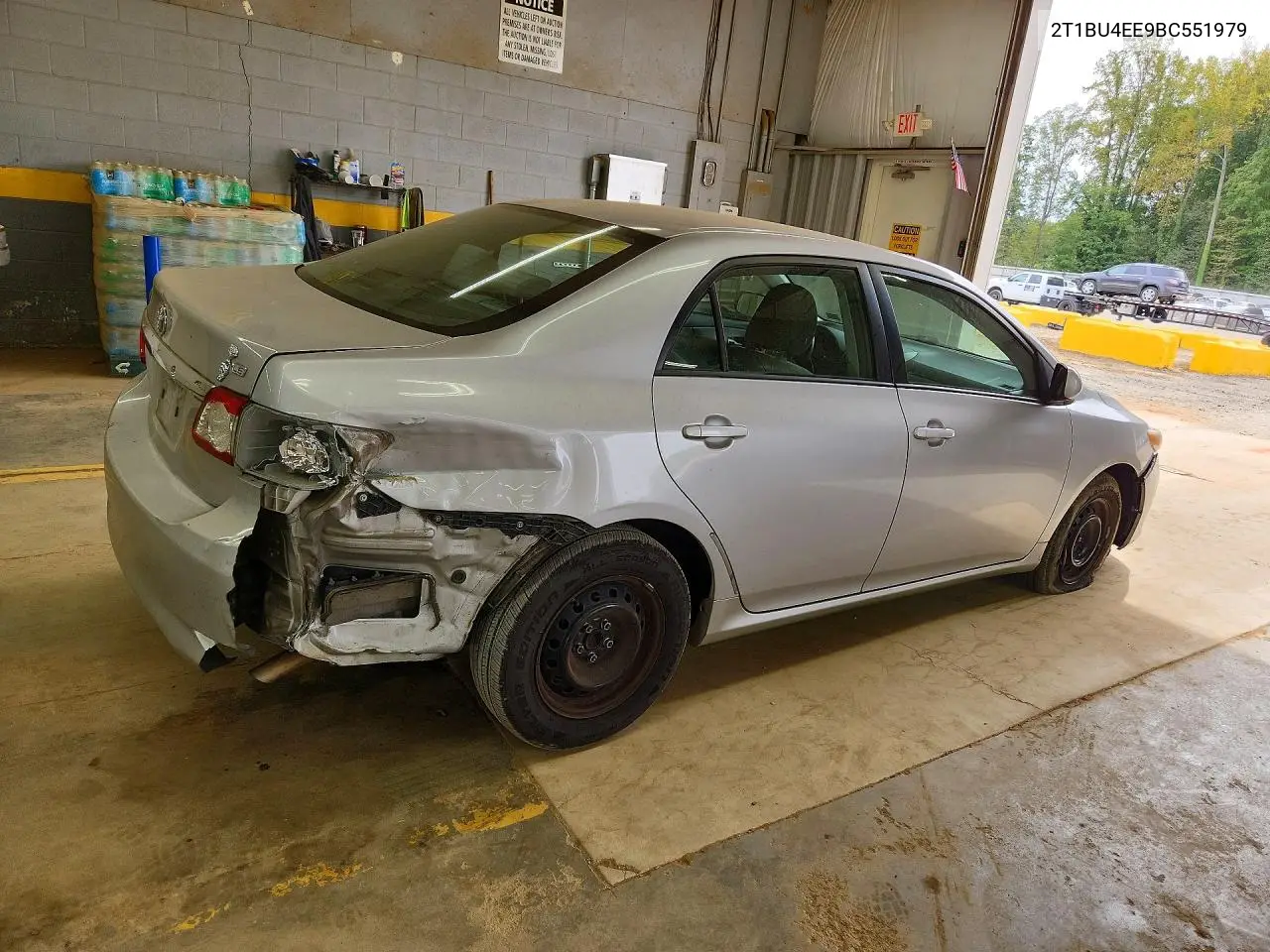 2011 TOYOTA COROLLA VIN 2T1BU4EE9BC551979 — фото 3