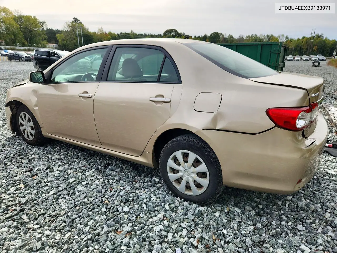 2011 TOYOTA COROLLA VIN JTDBU4EEXB9133971 — фото 2