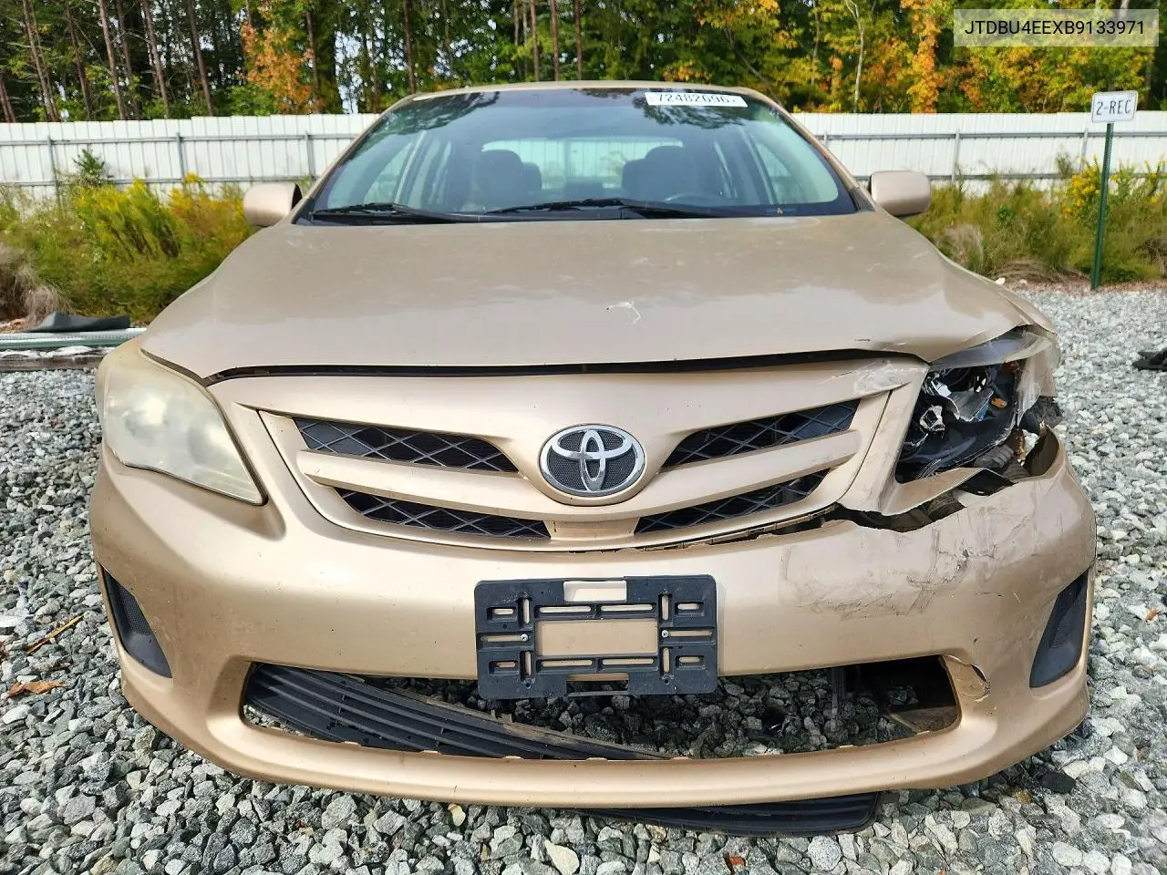 2011 TOYOTA COROLLA VIN JTDBU4EEXB9133971 — фото 5