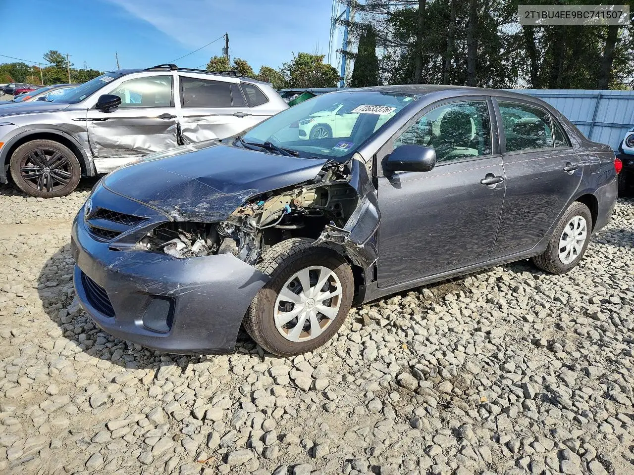 TOYOTA COROLLA 2011, VIN 2T1BU4EE9BC741507