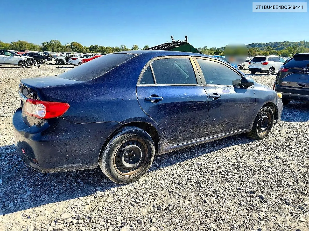 2011 TOYOTA COROLLA VIN 2T1BU4EE4BC548441 — фото 3