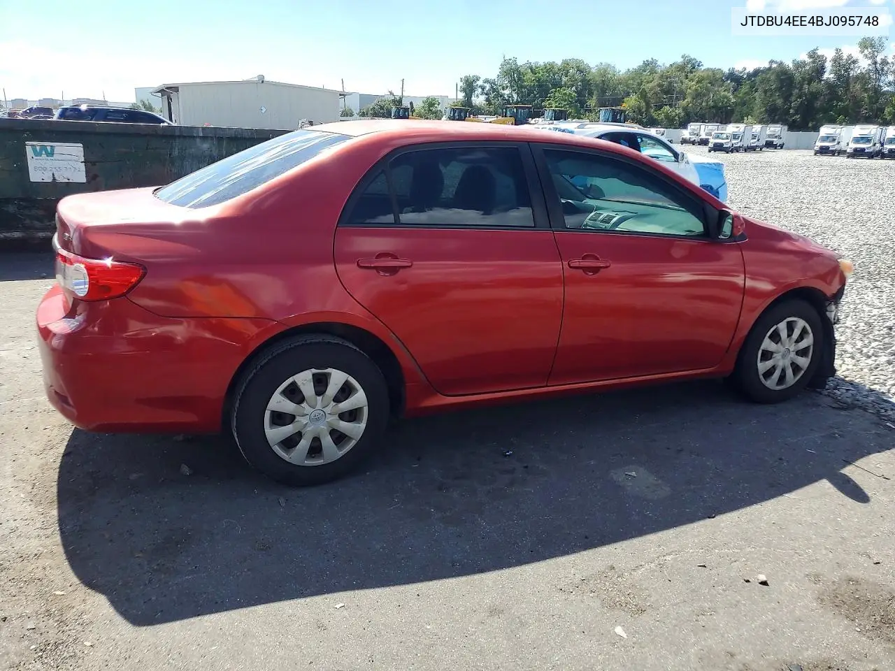 2011 TOYOTA COROLLA VIN JTDBU4EE4BJ095748 — фото 3