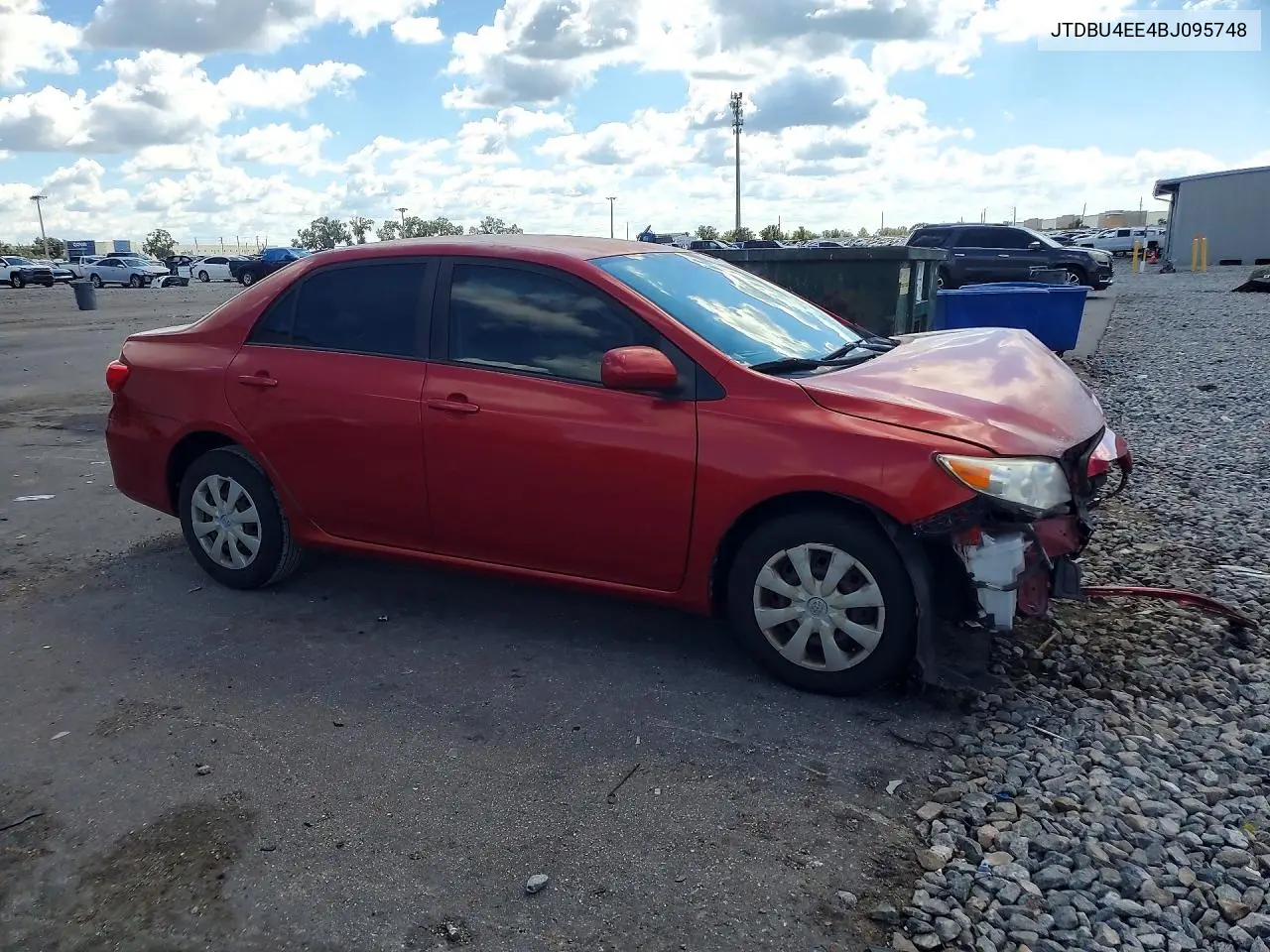 2011 TOYOTA COROLLA VIN JTDBU4EE4BJ095748 — фото 4