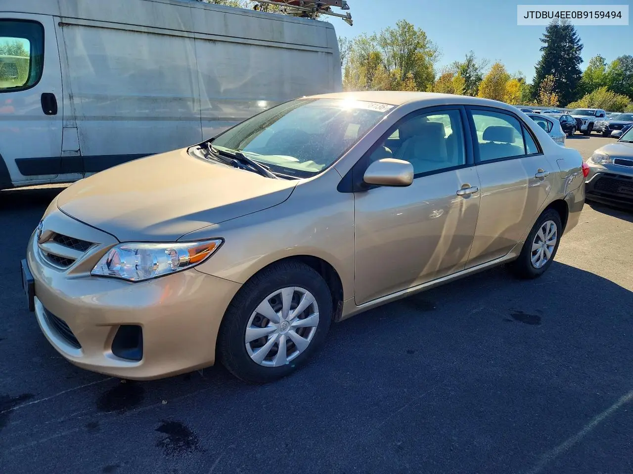 TOYOTA COROLLA 2011, VIN JTDBU4EE0B9159494