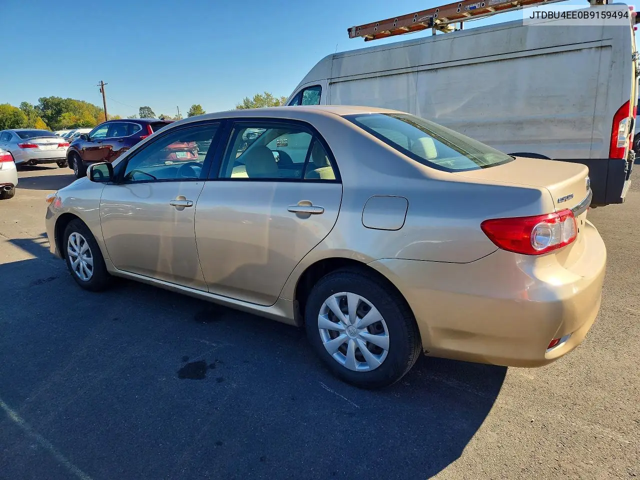 2011 TOYOTA COROLLA VIN JTDBU4EE0B9159494 — фото 2
